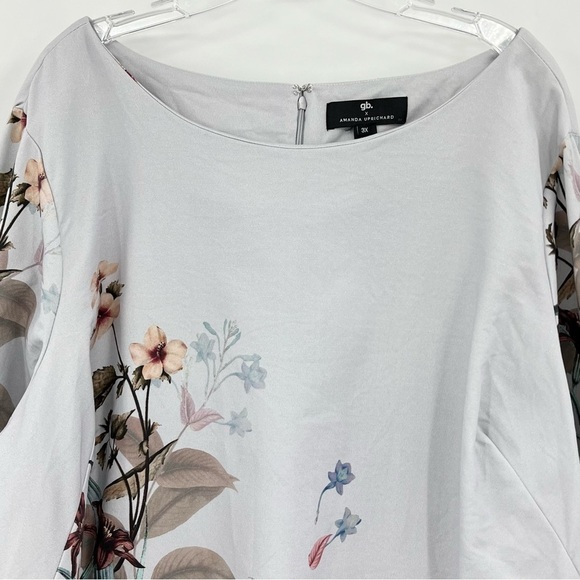 Amanda Uprichard x GB Angela Dress in Camillia Floral Print 3X - Picture 5 of 9